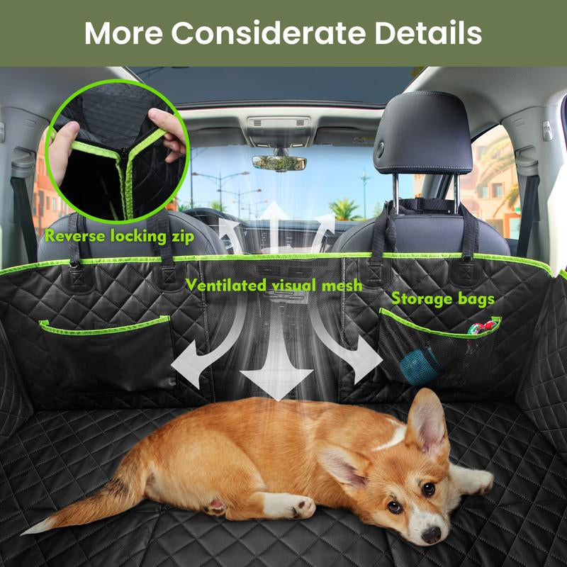 Dog Car Seat Cover for Back Seat,Upgraded Sofa Leather, Hard PVC Panels Bottom,Foldable in the Car,Tiktokshopblackfriday