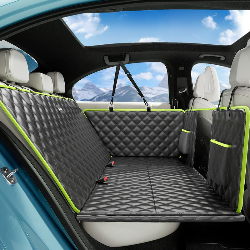 Dog Car Seat Cover for Back Seat,Upgraded Sofa Leather, Hard PVC Panels Bottom,Foldable in the Car,Tiktokshopblackfriday
