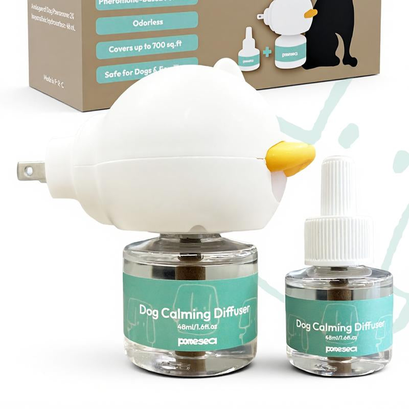 Dog Calming Diffuser Plug-In (1–3 Pack) – Stops Stress Peeing, Barking & Anxiety, Safe Pheromone Formula for Dogs